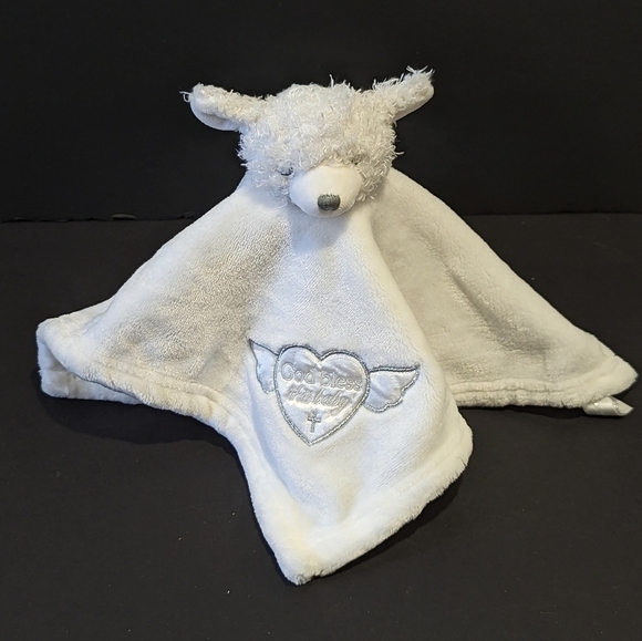 Blankets & Beyond white bear security blanket lovey - Picture 1 of 7